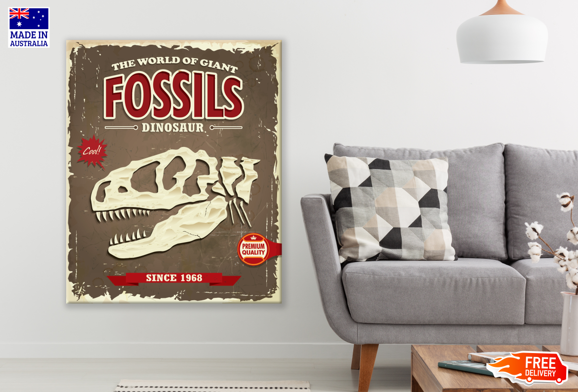 Dinosaur Poster Print 100% Australian Made