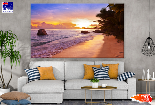 Stunning Sunset Beach Photograph Print 100% Australian Made
