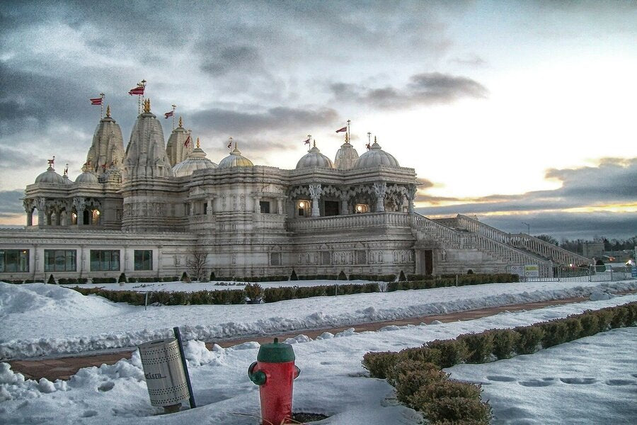 BAPS Shri Swaminarayan Mandir, Toronto, Canada Print 100% Australian Made