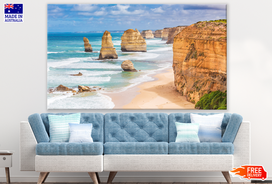 Twelve Apostles Marine National Park in Australia Photograph Print 100% Australian Made