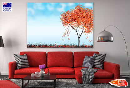 Maple Tree Vector Art Print 100% Australian Made