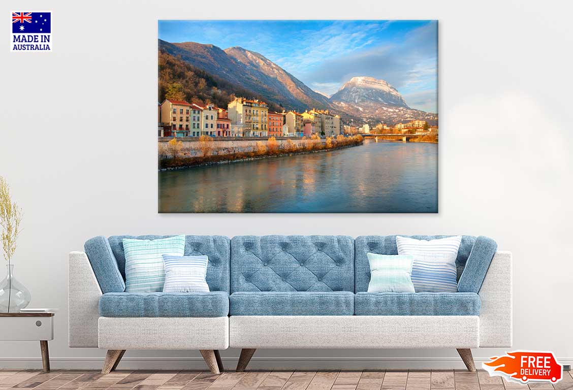 Grenoble Haute-Savoie View France Print 100% Australian Made