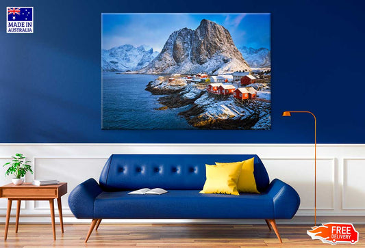 Hamnoy Village on Lofoten Island View Photograph Print 100% Australian Made