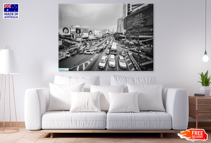 B&W City View Photograph Print 100% Australian Made