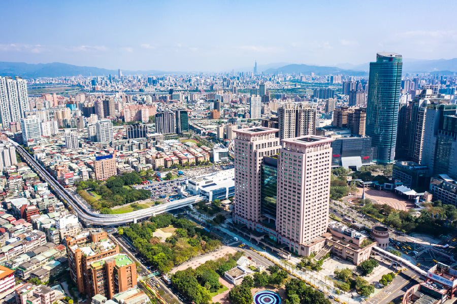 New Taipei City Skyline View Photograph Print 100% Australian Made