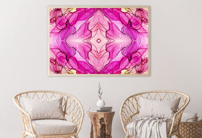 Pink Spanish Marble Abstract Design Home Decor Premium Quality Poster Print Choose Your Sizes