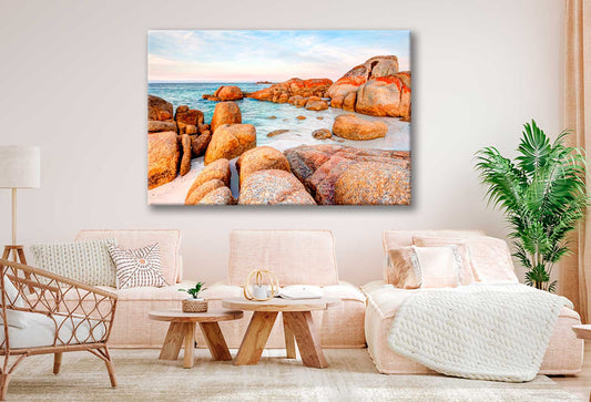 Bella Home The Giant Granite Rock Boulders Print Canvas Ready to hang