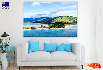 South Island of New Zealand Sea View Print 100% Australian Made
