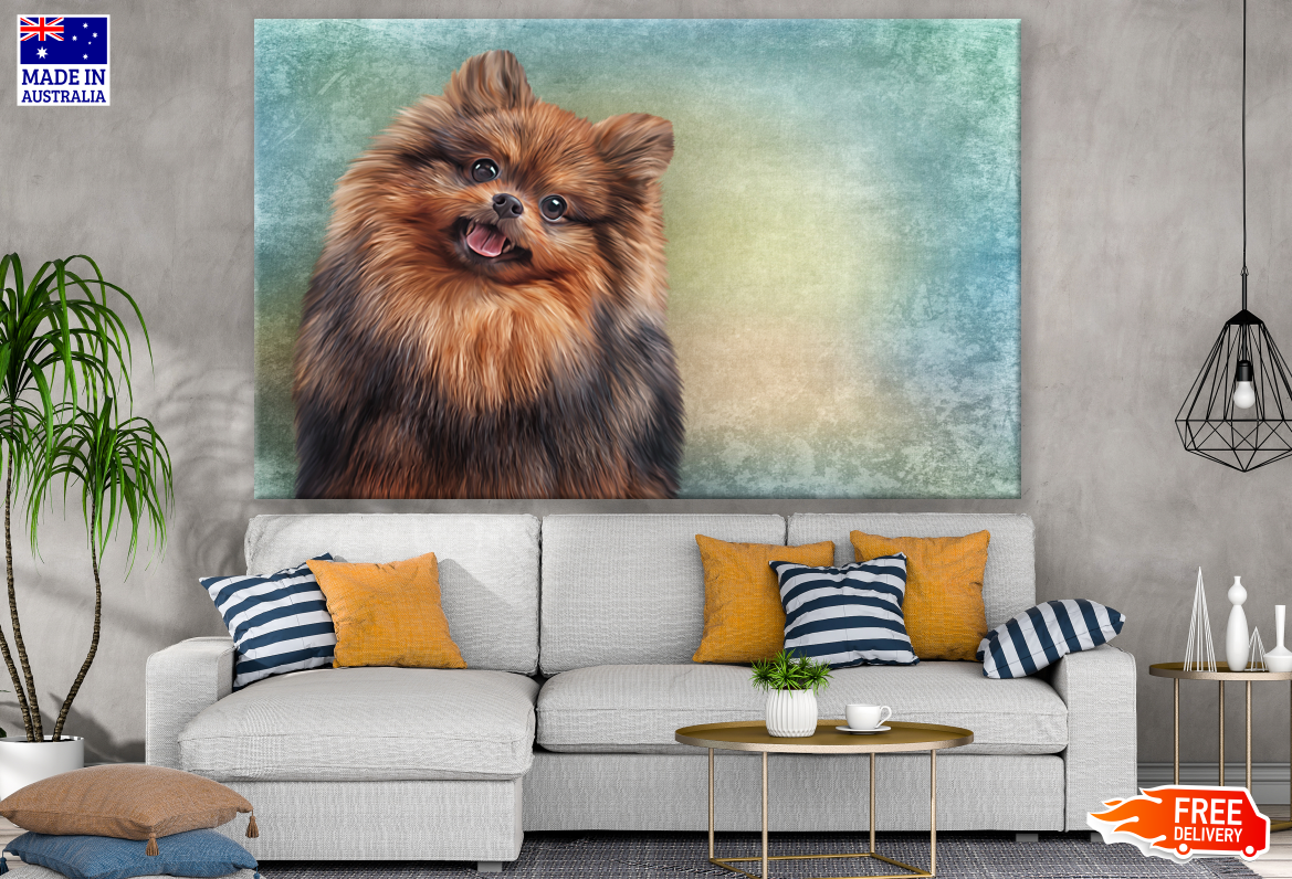 Dog Portrait Painting Print 100% Australian Made