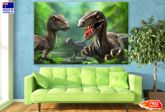 Dinosaurs Portrait Print 100% Australian Made