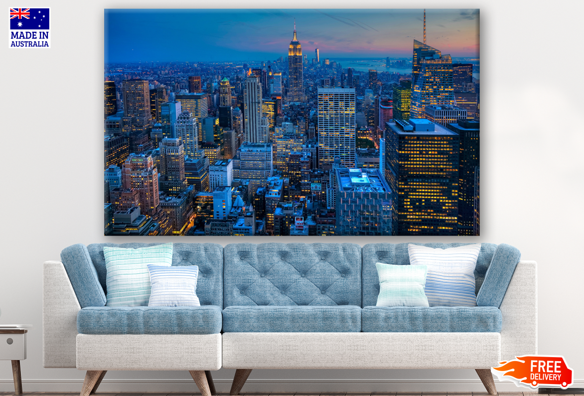 New York City Skyline View Photograph Print 100% Australian Made