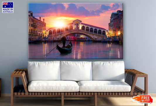 Rialto Bridge in Venice, Italy Print 100% Australian Made