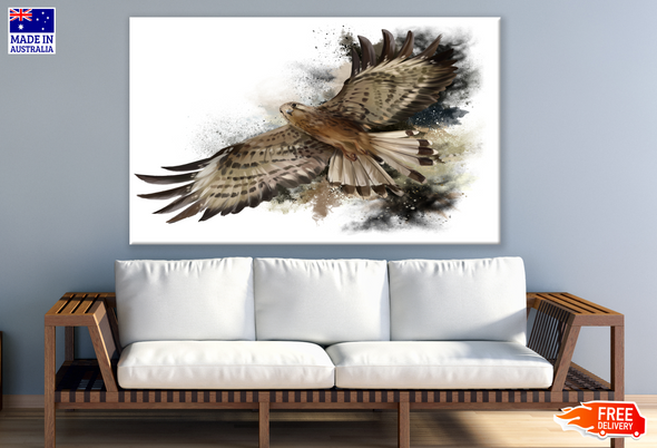 Flying Eagle Painting Print 100% Australian Made