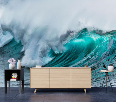 Wallpaper Murals Peel and Stick Removable Wave Crashing High Quality