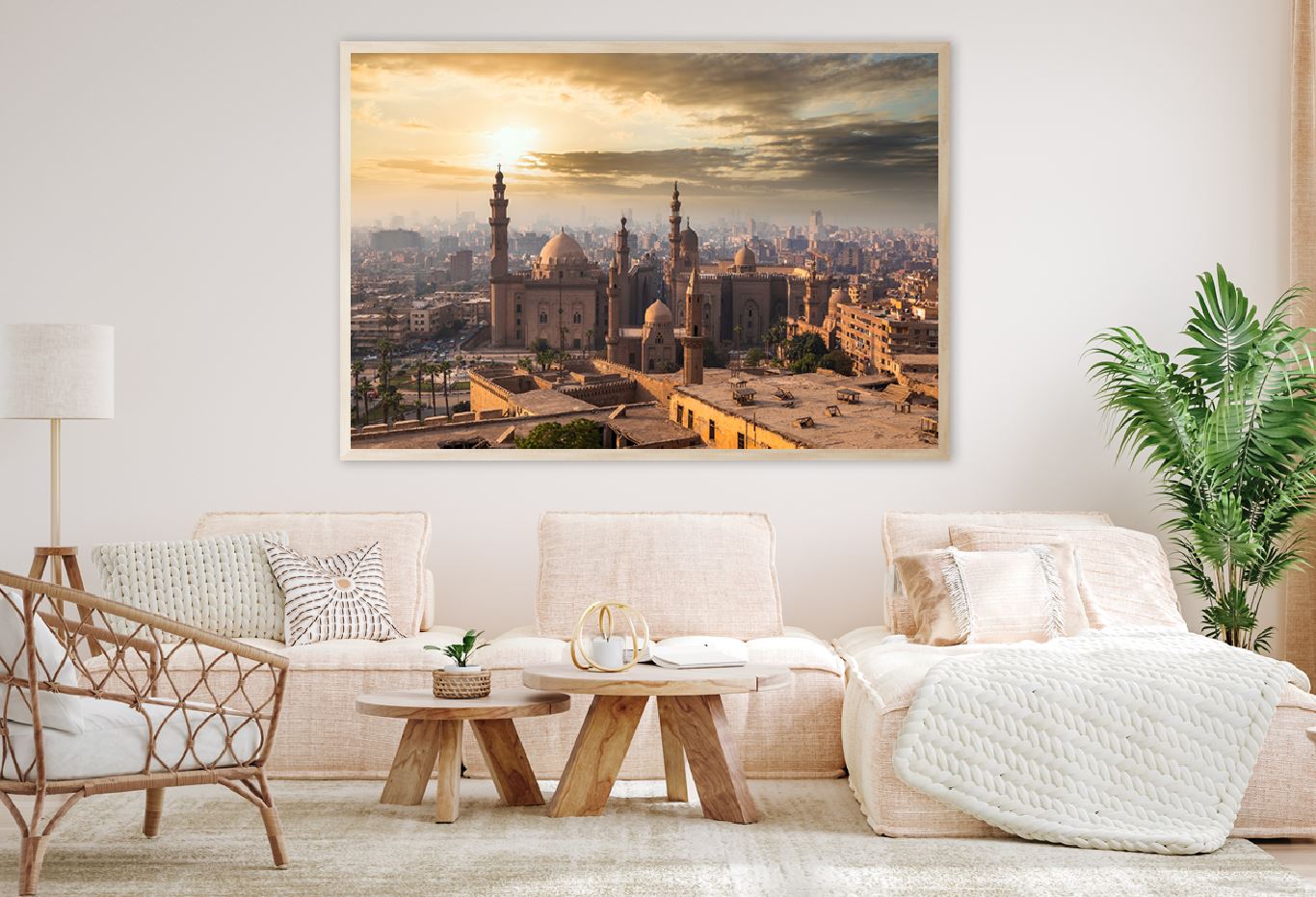 Mosque Madrassa Citadel Sunset Photograph Home Decor Premium Quality Poster Print Choose Your Sizes