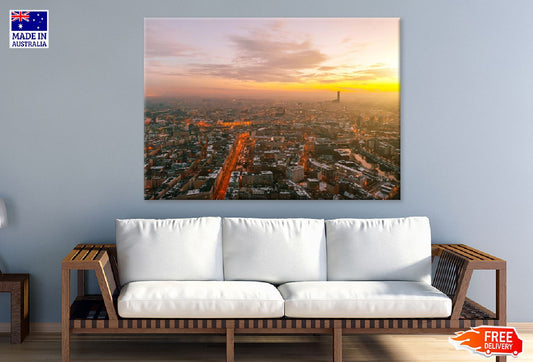 Polish City Wroclaw Sunset View Photograph Print 100% Australian Made