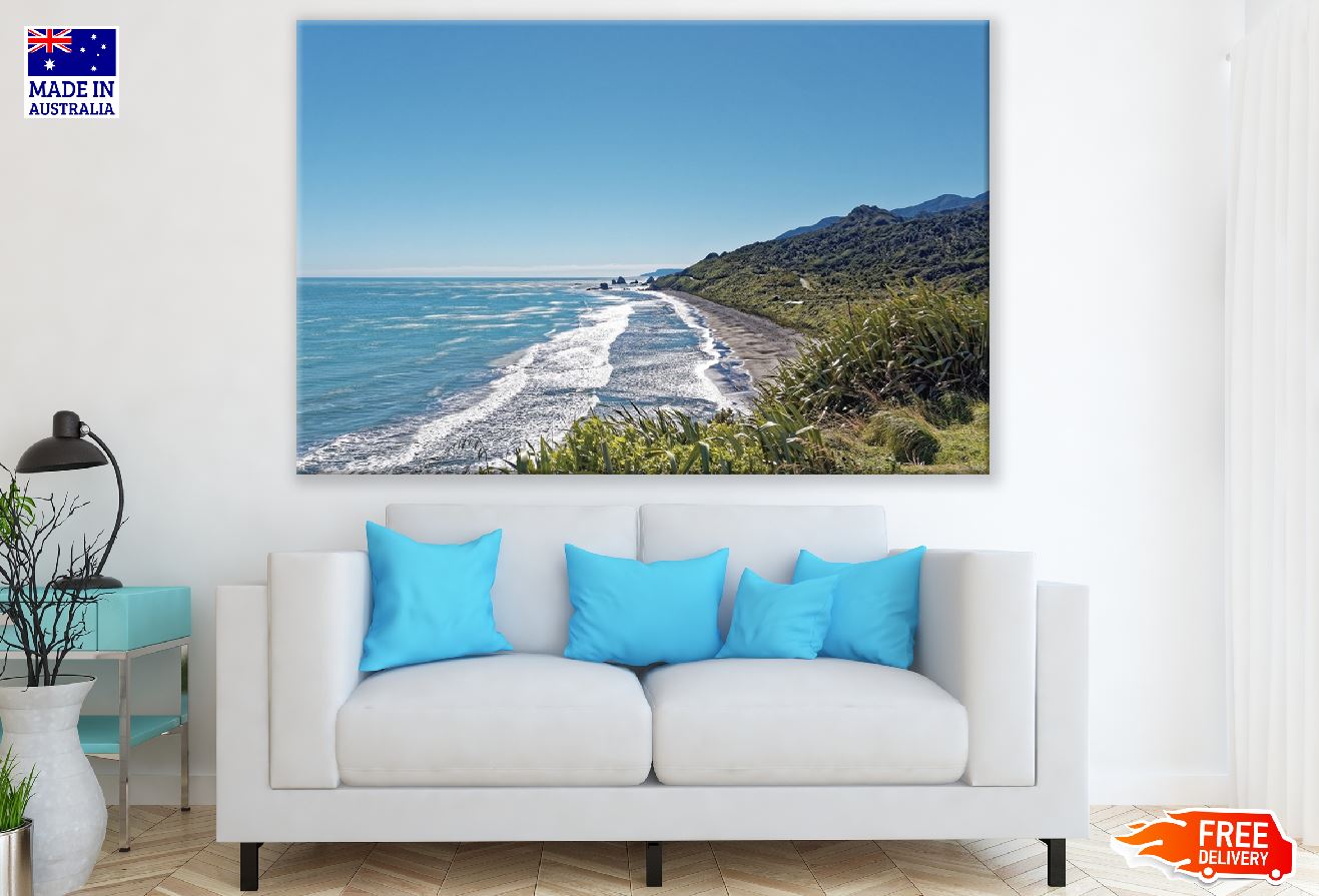 Paparoa National Park Sea View Photograph Print 100% Australian Made