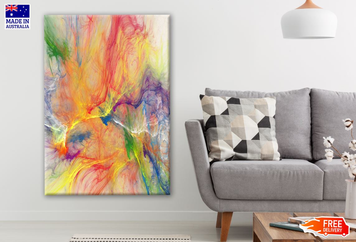 Colorful Abstract Design Print 100% Australian Made