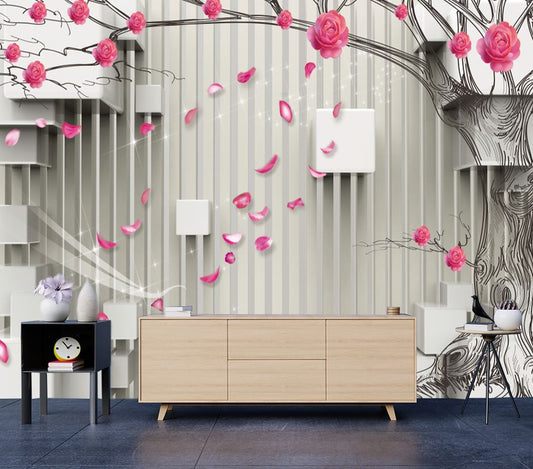 Wallpaper Murals Peel and Stick Removable Flowers & Wall Design High Quality