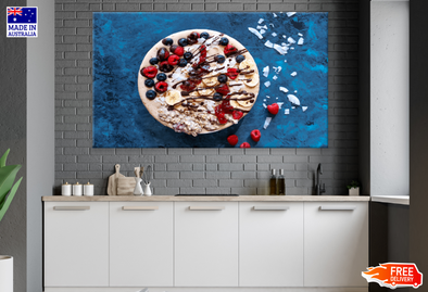 Oatmeal With Blueberries And Currants Print 100% Australian Made