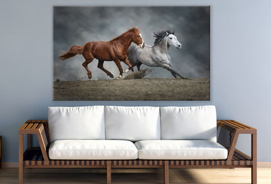 Two Horses Running Photograph Print 100% Australian Made