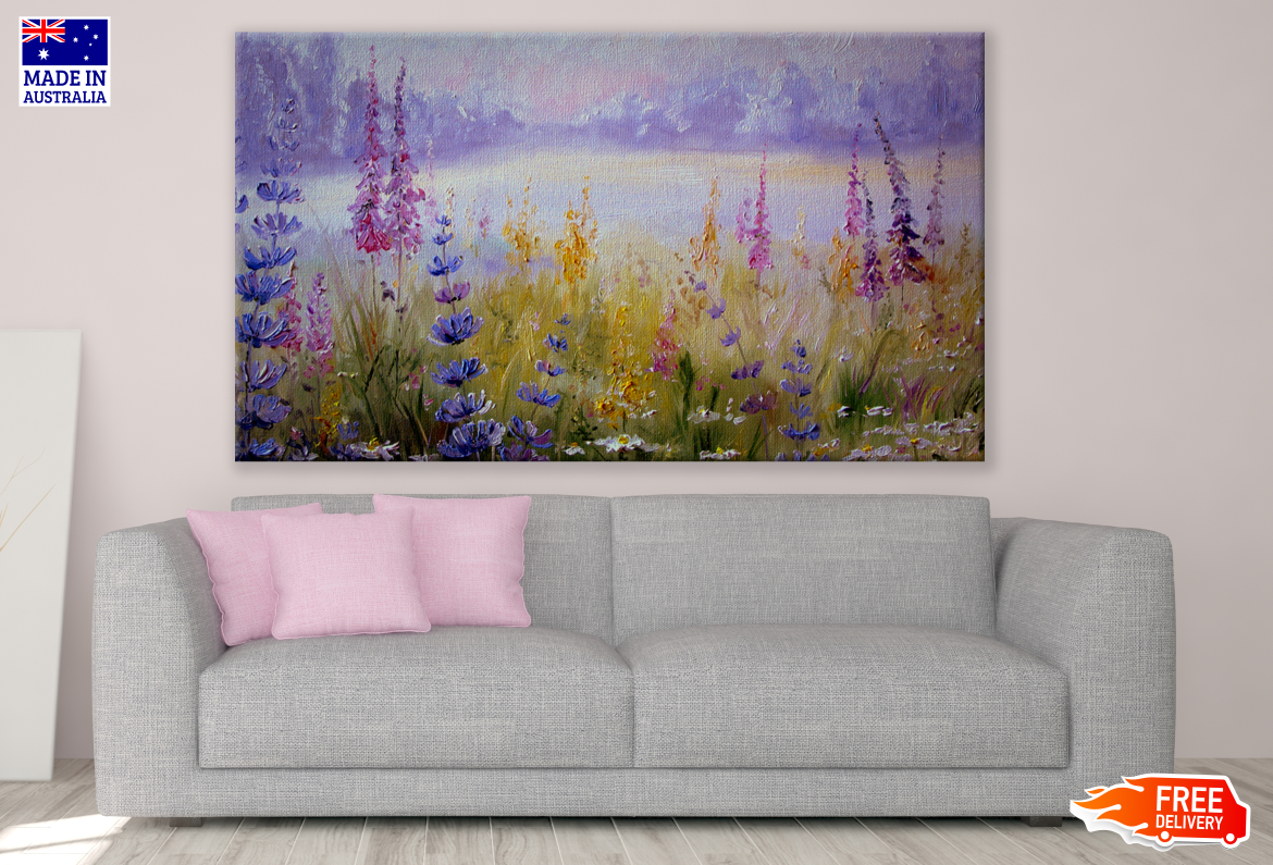 Flower Field Painting Print 100% Australian Made