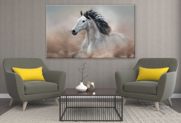 White Horse Portrait Photograph Print 100% Australian Made