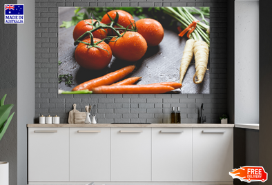 Vegetables Are Food Healthy Print 100% Australian Made