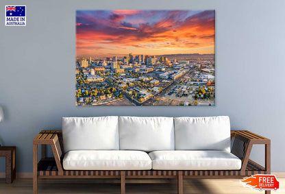 Phoenix USA Downtown Skyline View Print 100% Australian Made