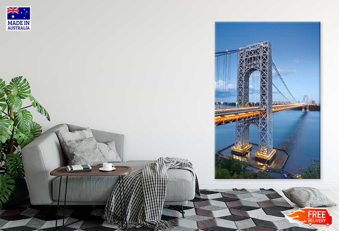 George Washington Bridge & Sky View Photograph Print 100% Australian Made