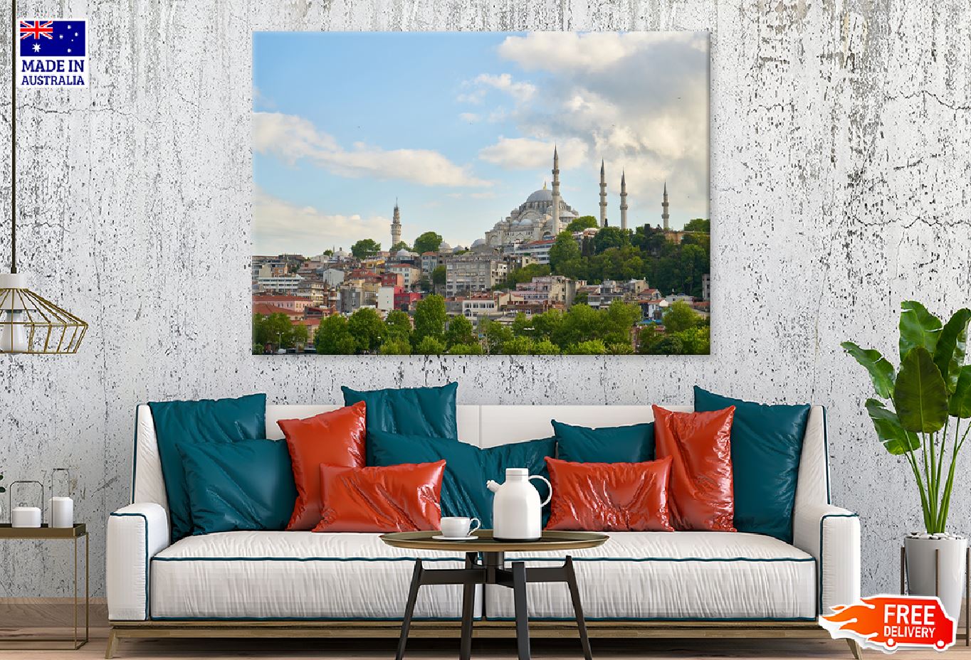 Suleymaniye Mosque Photograph in Istanbul Print 100% Australian Made