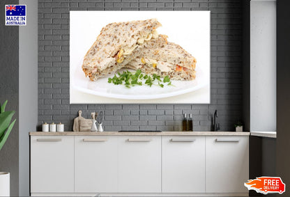 Brown Bread Sandwich Photograph Print 100% Australian Made