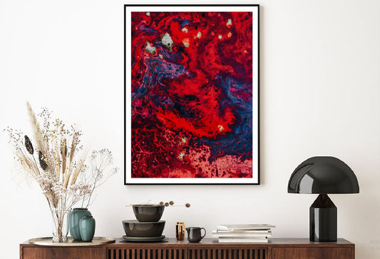 Purple & Red Acrylic Abstract Design Home Decor Premium Quality Poster Print Choose Your Sizes