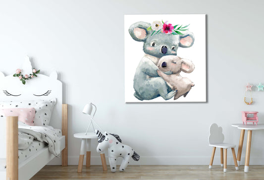 Koala Watercolour Kids Art Print 100% Australian Made