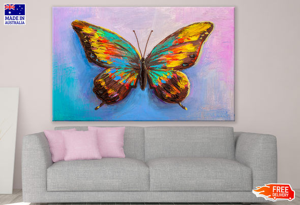 Colourful Butterfly Painting Print 100% Australian Made