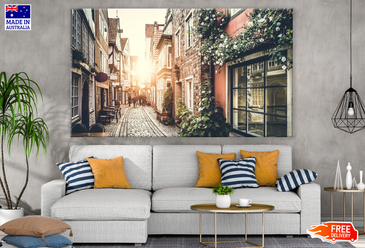 Stunning View Of Street in Paris Photograph Print 100% Australian Made