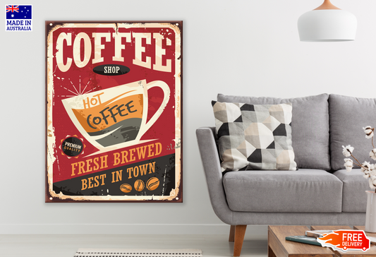 Coffee Poster Kitchen & Restaurant Print 100% Australian Made