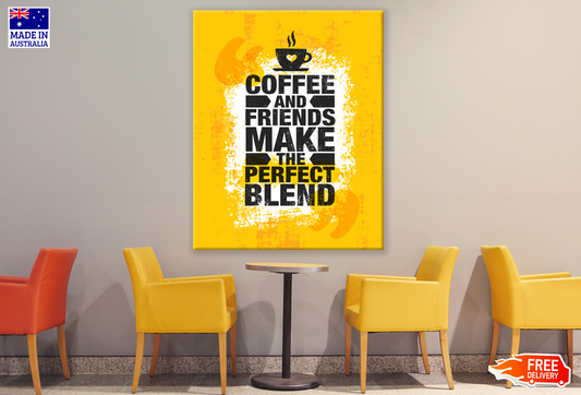 Coffee Quotes Kitchen & Restaurant Print 100% Australian Made