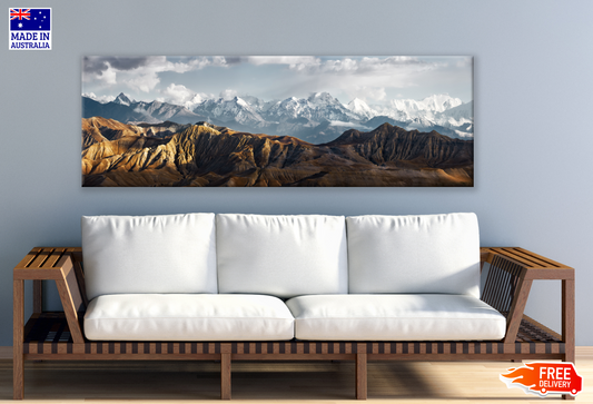 Panoramic Canvas Seven Mountains Photograph High Quality 100% Australian made wall Canvas Print ready to hang