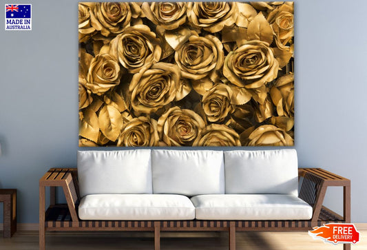 Golden Roses Bunch Photograph Print 100% Australian Made