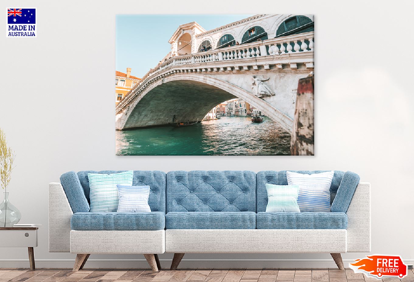 Rialto Bridge & Grand Canal View Photograph Print 100% Australian Made