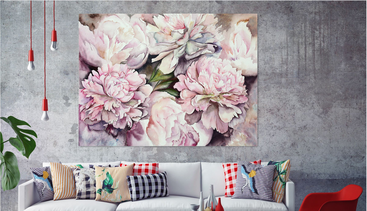 flowers Stunning Painting Print 100% Australian Made