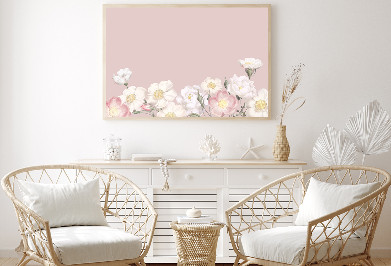 Flowers Arrangement Digital Art Home Decor Premium Quality Poster Print Choose Your Sizes