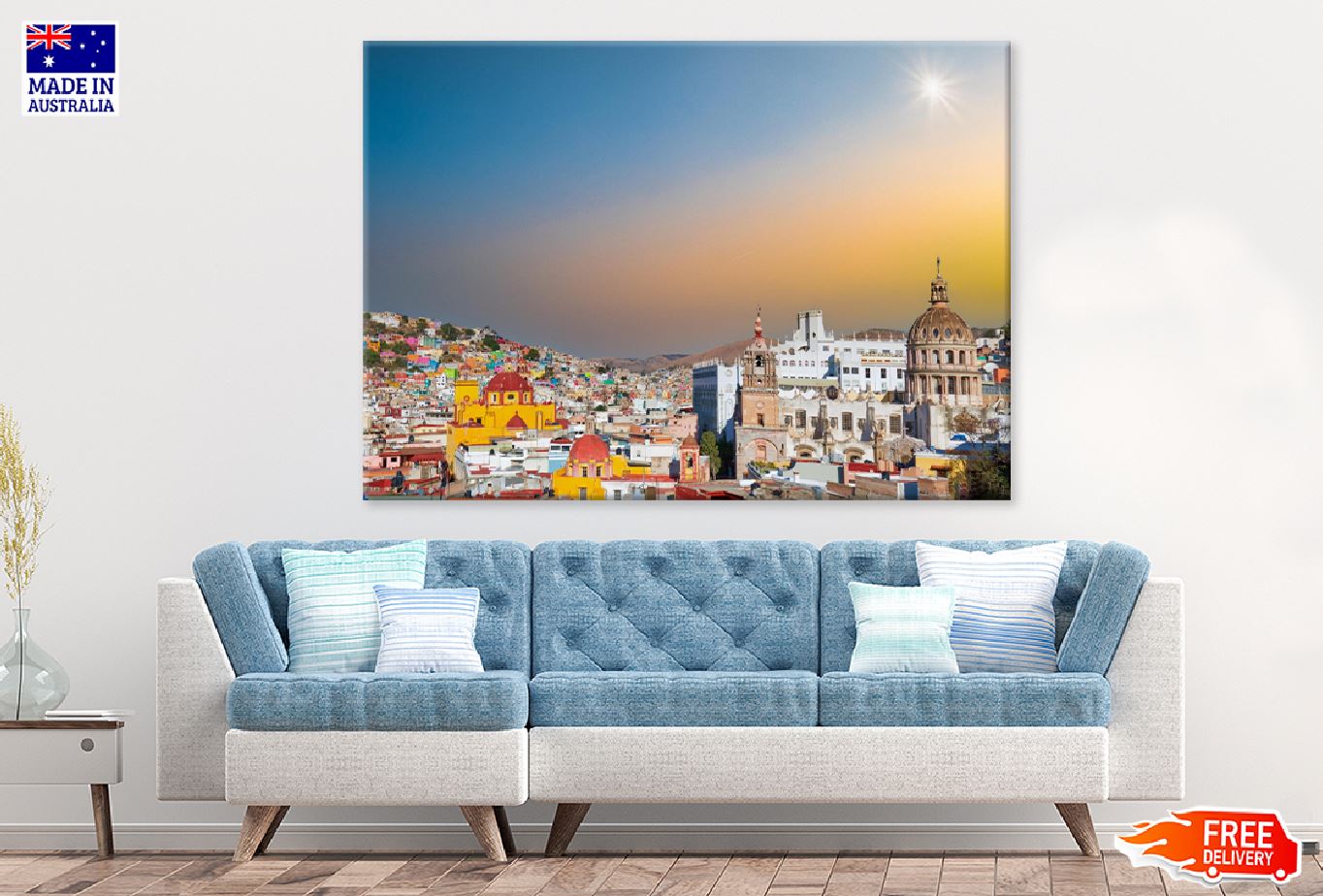 Guanajuato City Sunset View Photograph Print 100% Australian Made