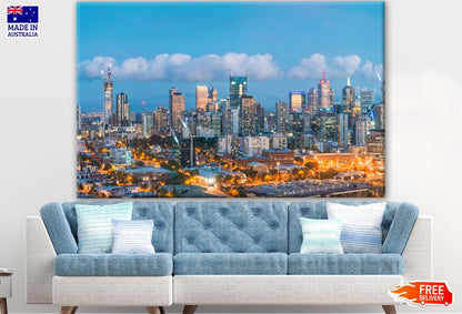 Stunning City Sky View Photograph Print 100% Australian Made