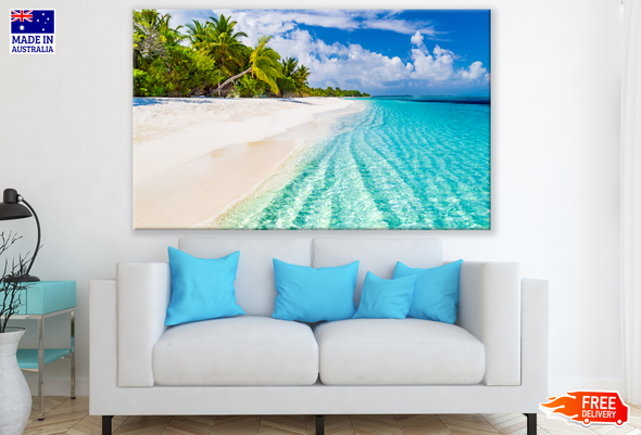 Stunning Beach Shore & Forest Photograph Print 100% Australian Made