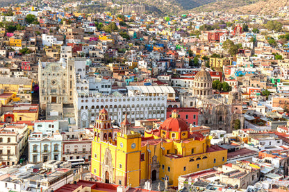 Guanajuato Scenic City View Photograph Print 100% Australian Made