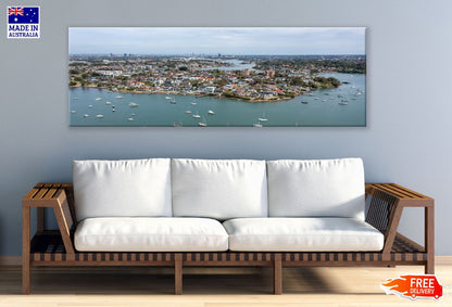 Panoramic Canvas Chiswick Sydney View Photograph High Quality 100% Australian Made Wall Canvas Print Ready to Hang