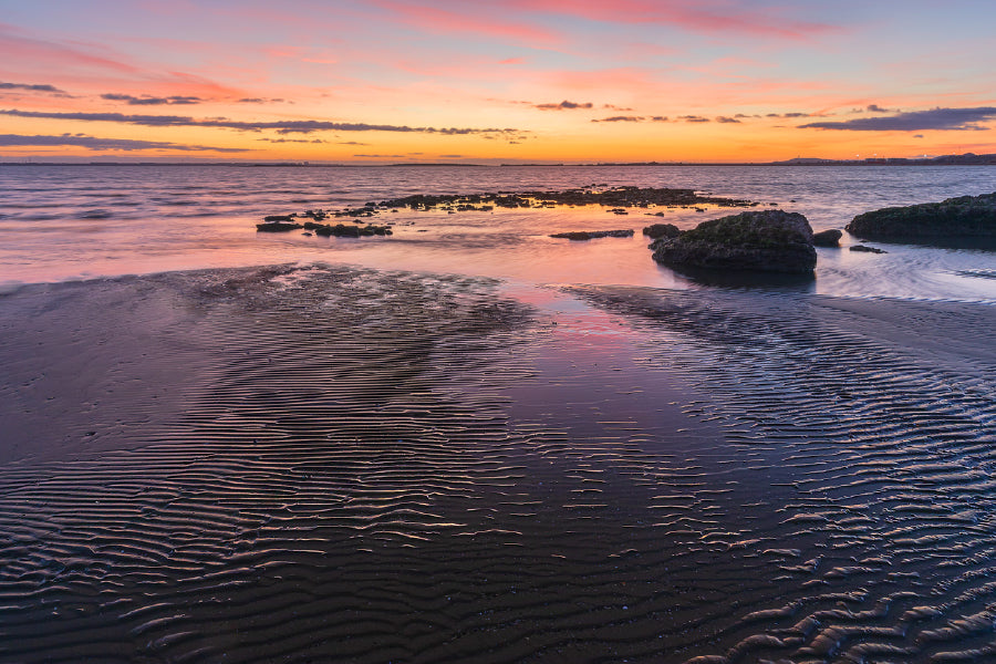 Caspian Sea at Sunrise Scenery Photograph Print 100% Australian Made