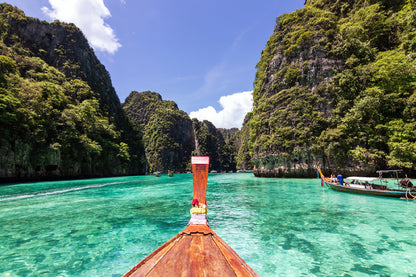 Bella Home Phi Phi Island View From Boat Print Canvas Ready to hang